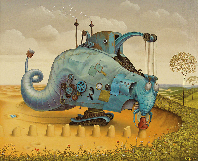 Illustration for article titled The Surreal Paintings that Inspired Harlan Ellison